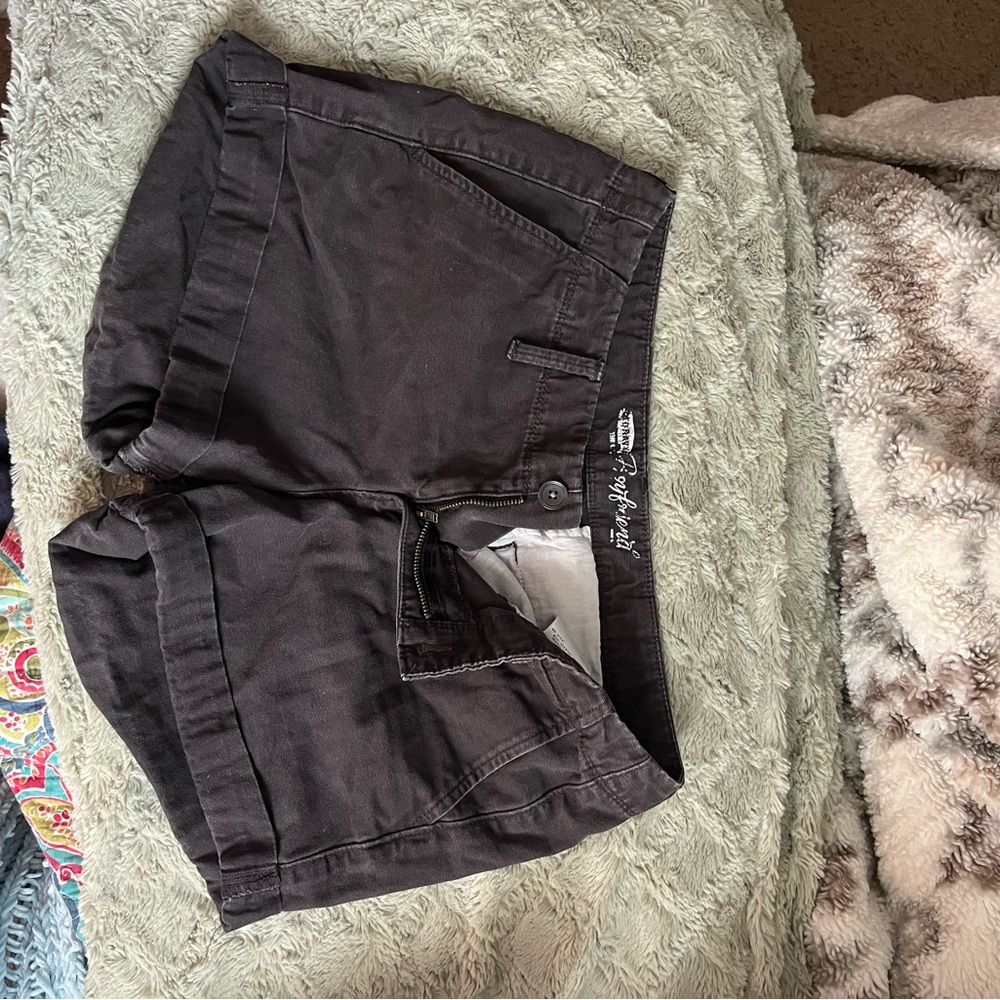 Old Navy Charcoal High Waist Women Shorts